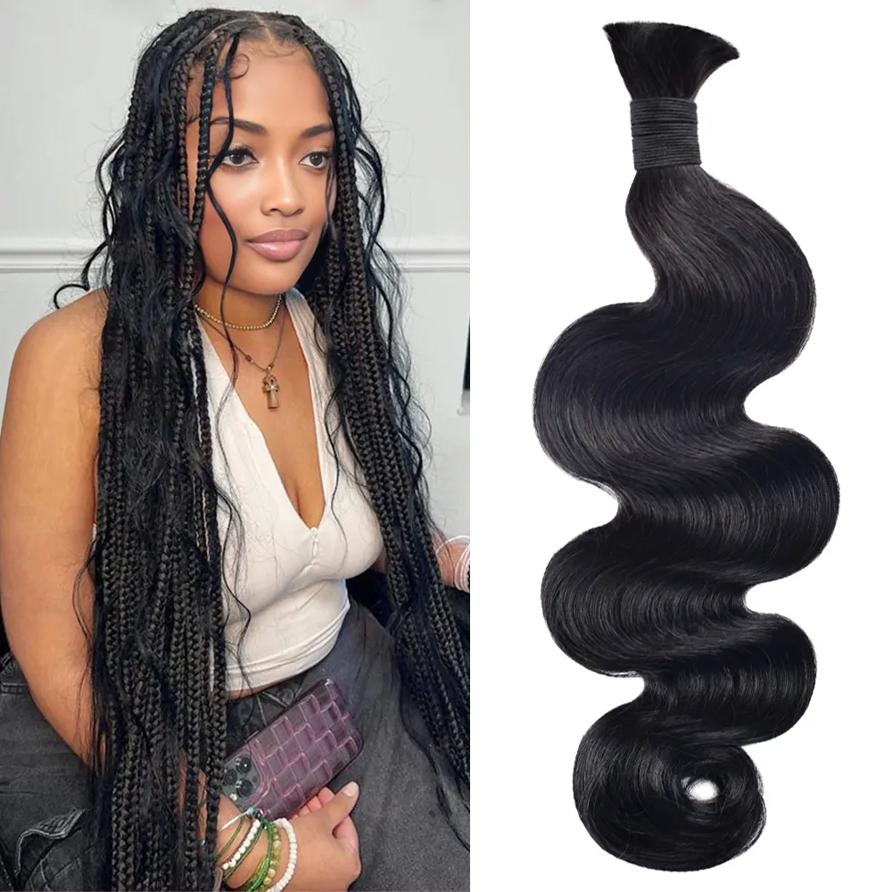 Bulk Hair Body Wave Natural Black - Image 1