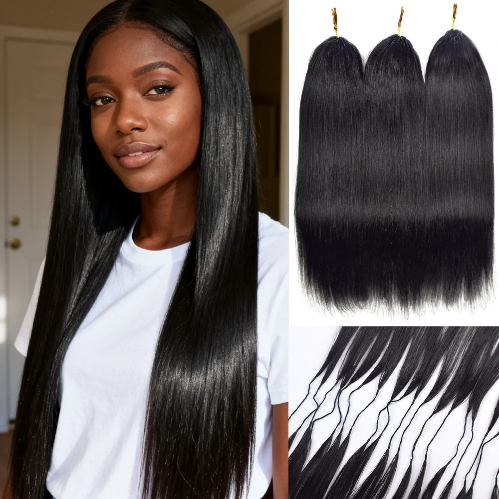 Crochet Hair Straight Hair Natural Color